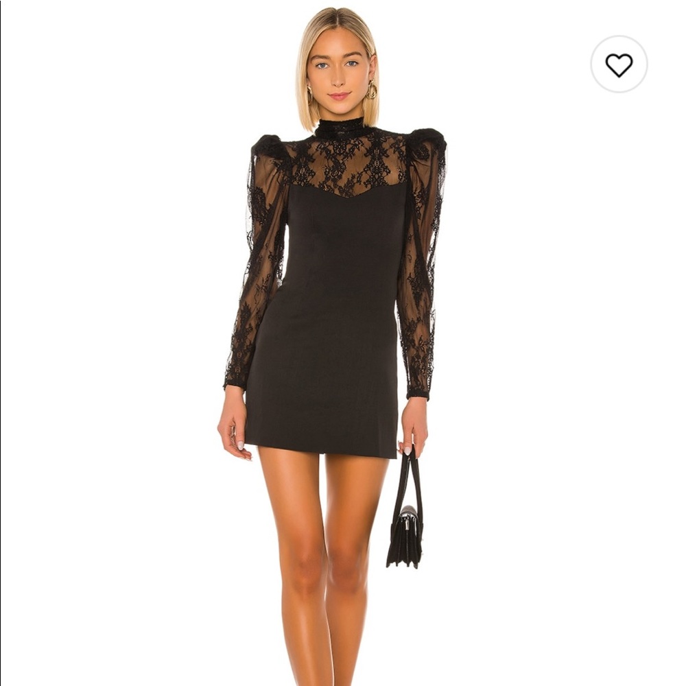 Lovers and Friends black lace dress